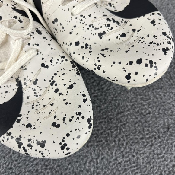 Nike Zoom Rival S 9 Spikes Shoes Mens 6 Black Racing Paint Splatter 907564-002 - Picture 7 of 14